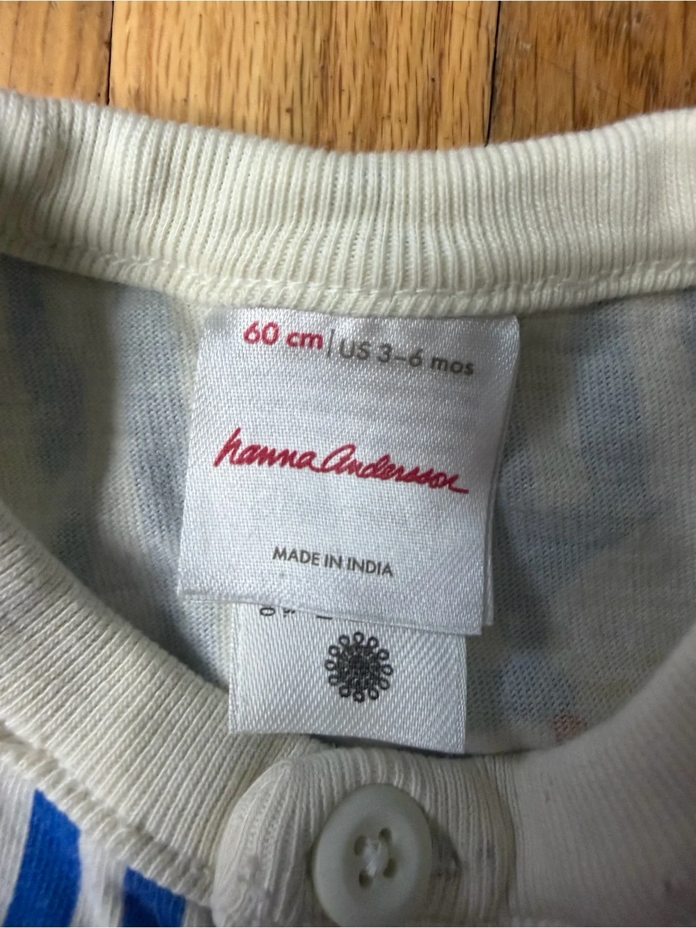 Hanna Andersson 3/6M Beach Ball Romper